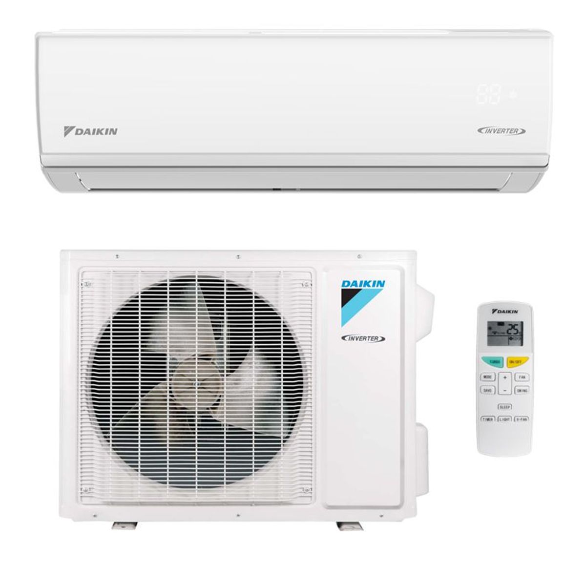 DAIKIN - Aire Acondicionado 18,000BTU/H 20 a 30m2 Inverter.