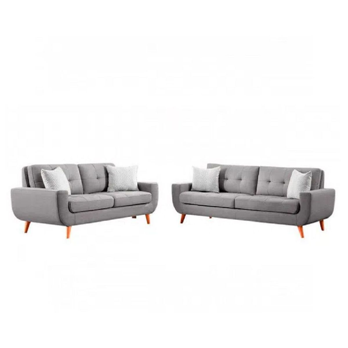 FABIANI HOME - Juego De Sala Mango 3-2  Cuerpos Gris