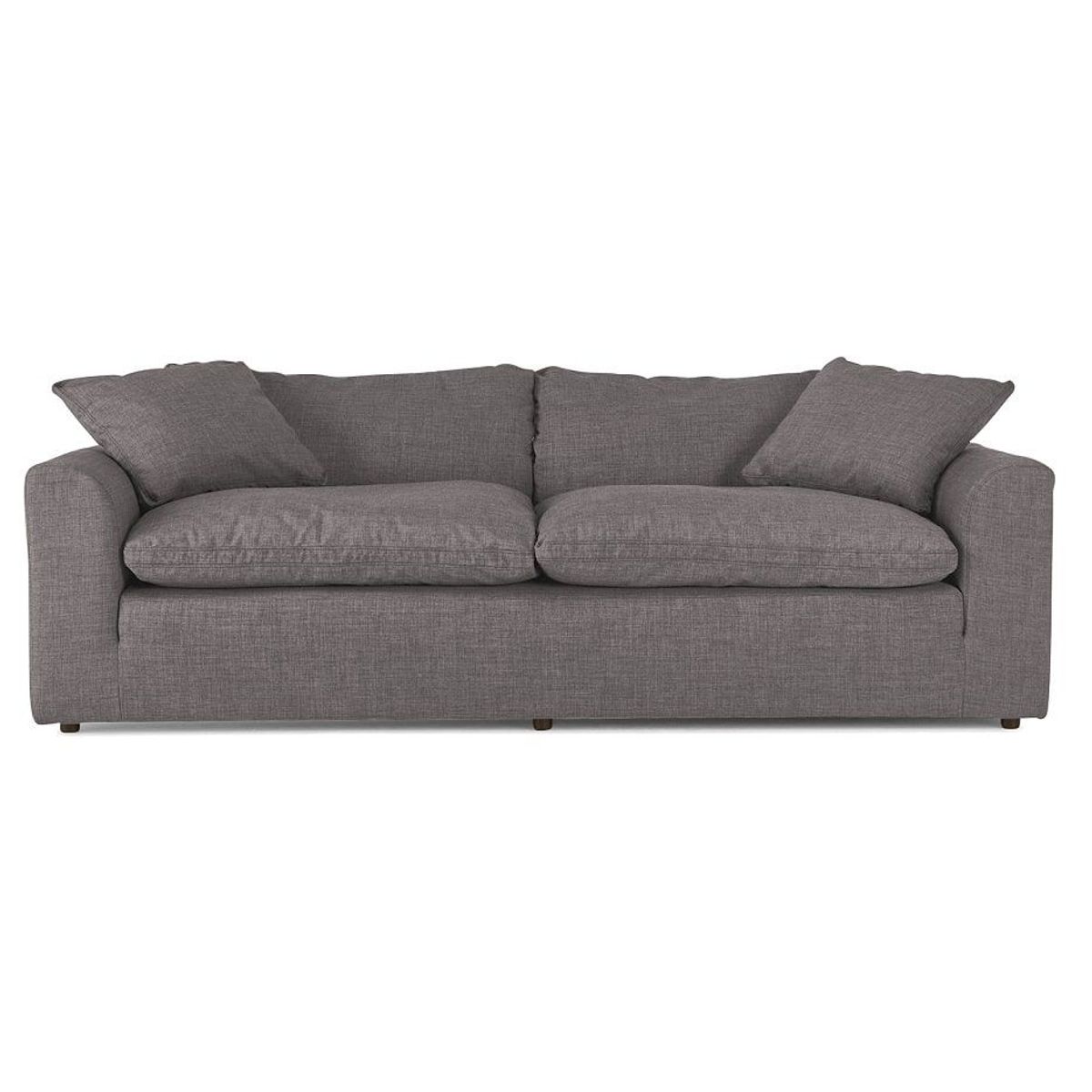 FABIANI HOME - Sofa Mia 3 Cuerpos Gris Oscuro