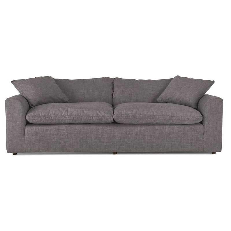 FABIANI HOME - Sofa Mia 3 Cuerpos Gris Oscuro
