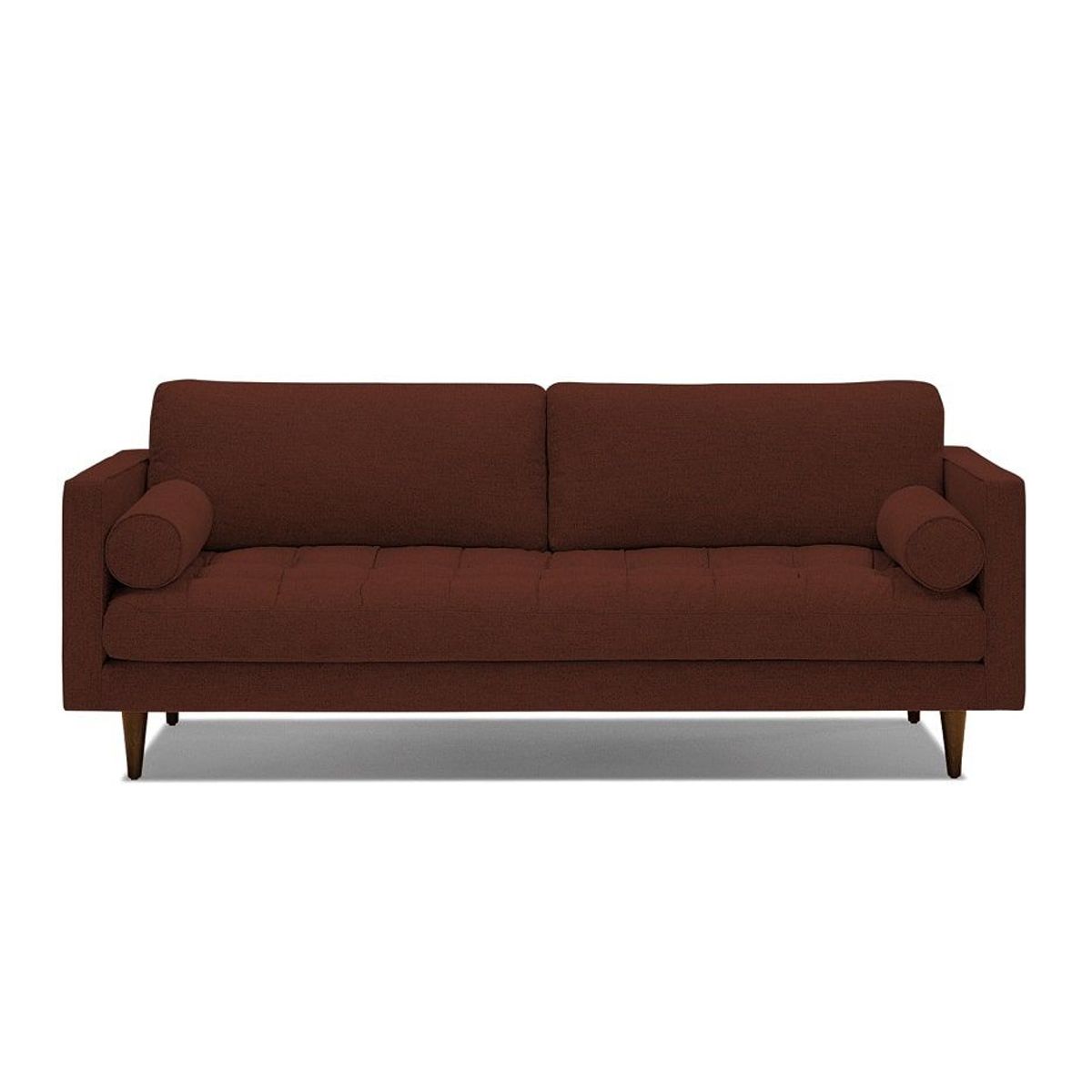 FABIANI HOME - Sofa Luana 3 Cuerpos Marrón Rojizo