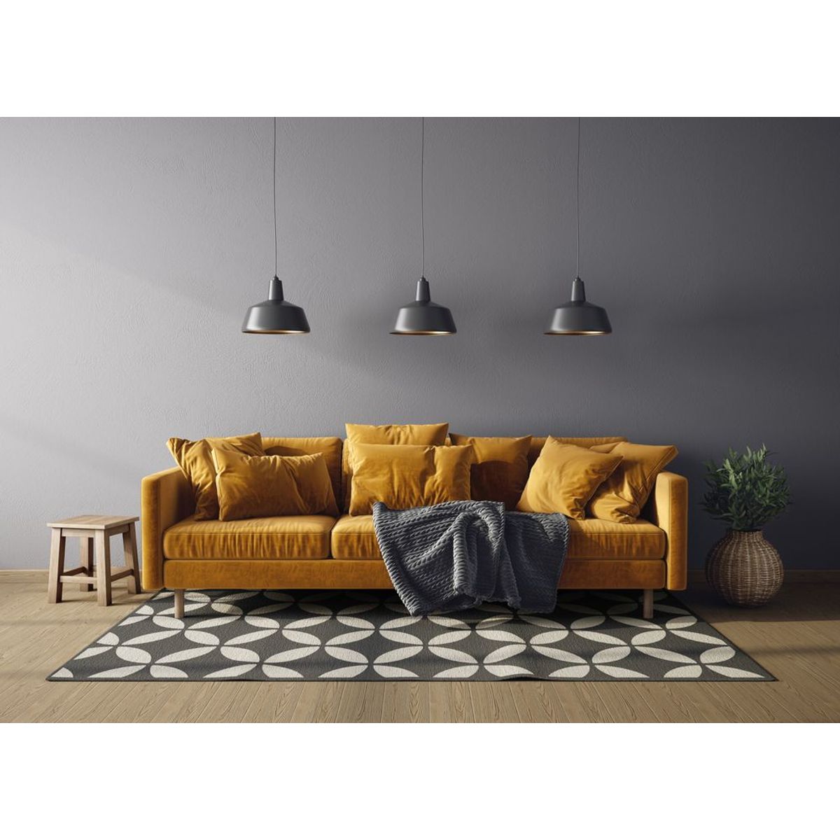 HOME PREMIUM - Sofá 3 Cuerpos Bellis Camel