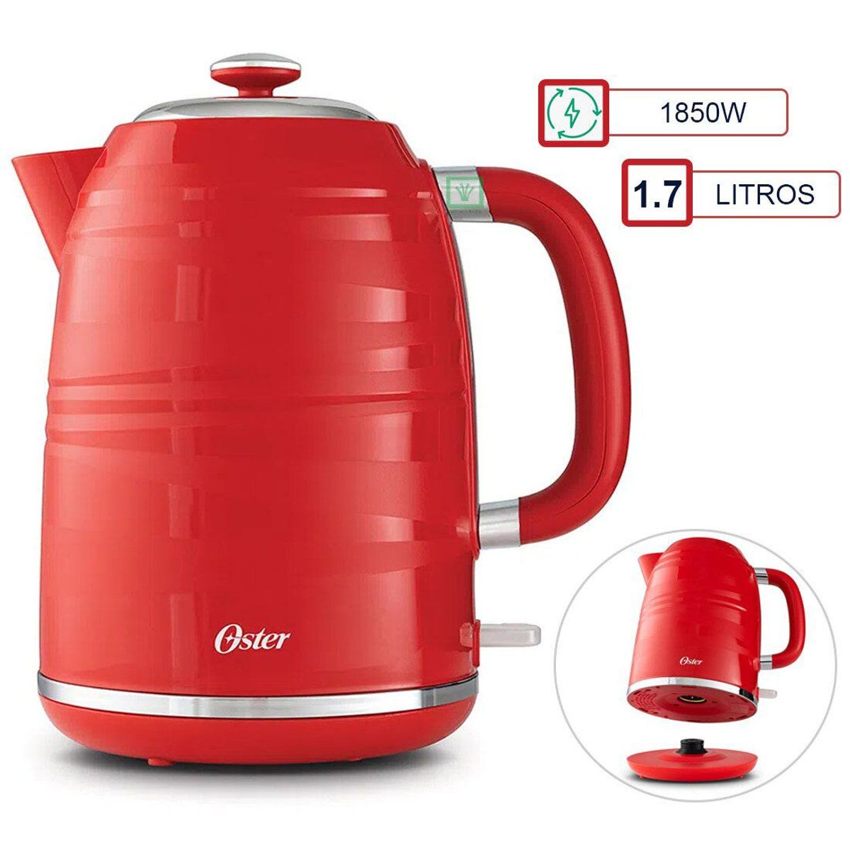 OSTER - Hervidor Eléctrico 1.7 Lt. BVSTKT4177R