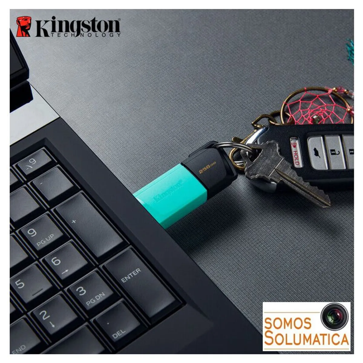 KINGSTON - Memoria Usb Kingston - 256gb Usb 3.2 - 100% Original Sellado