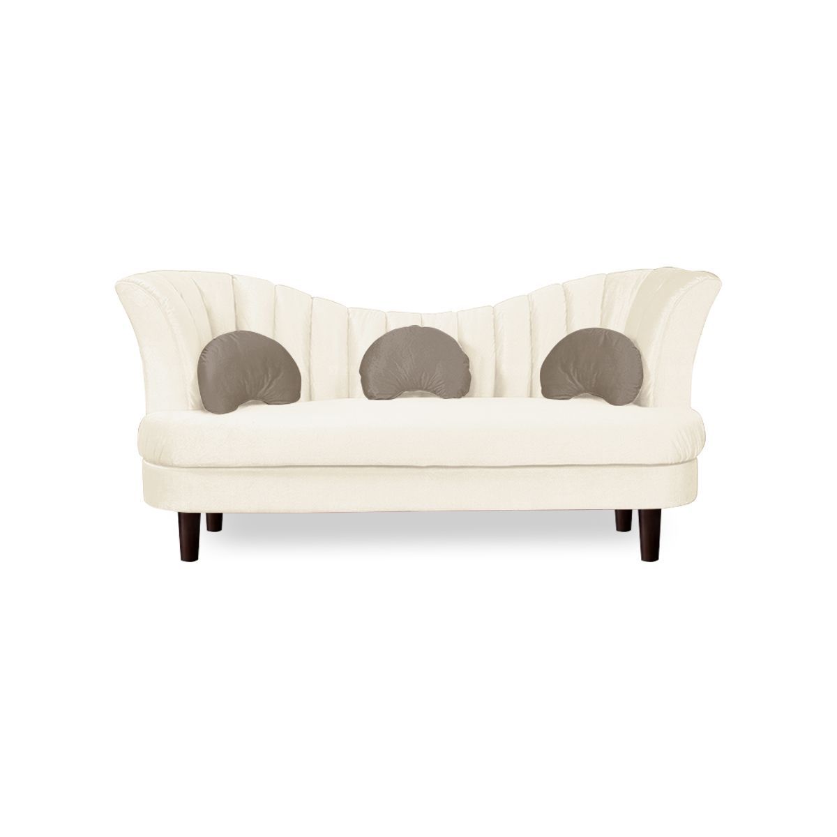 HOME PREMIUM - Sofá 3 cuerpos Armani  Champaña.