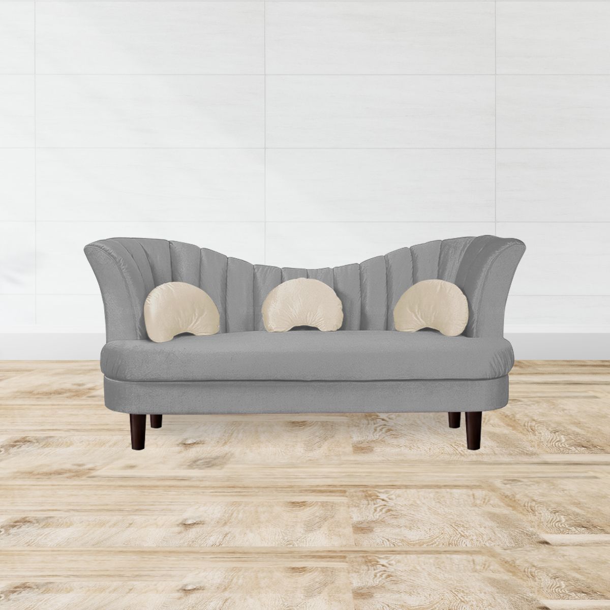 HOME PREMIUM - Sofá 3 cuerpos Armani Plomo.