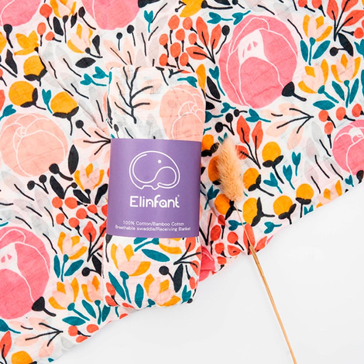 GENERICO - Manta de Muselina Suave para Bebé Bambú y Algodón