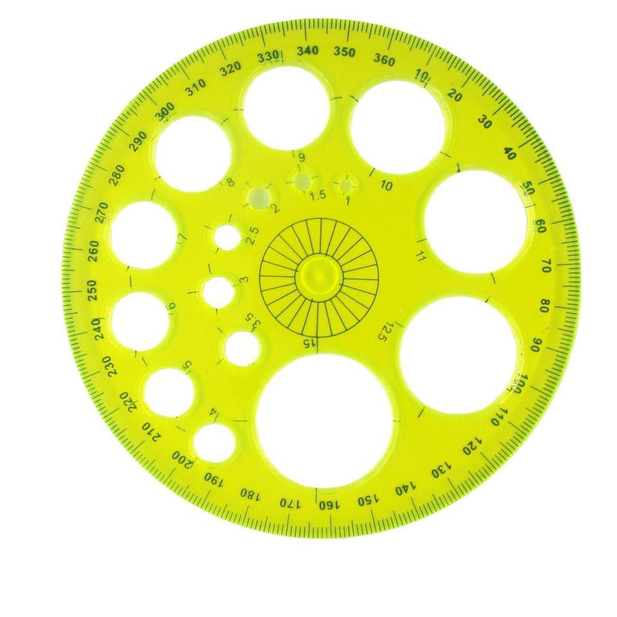 GENERICO - Juego de 5 Reglas escuadras útiles escolares