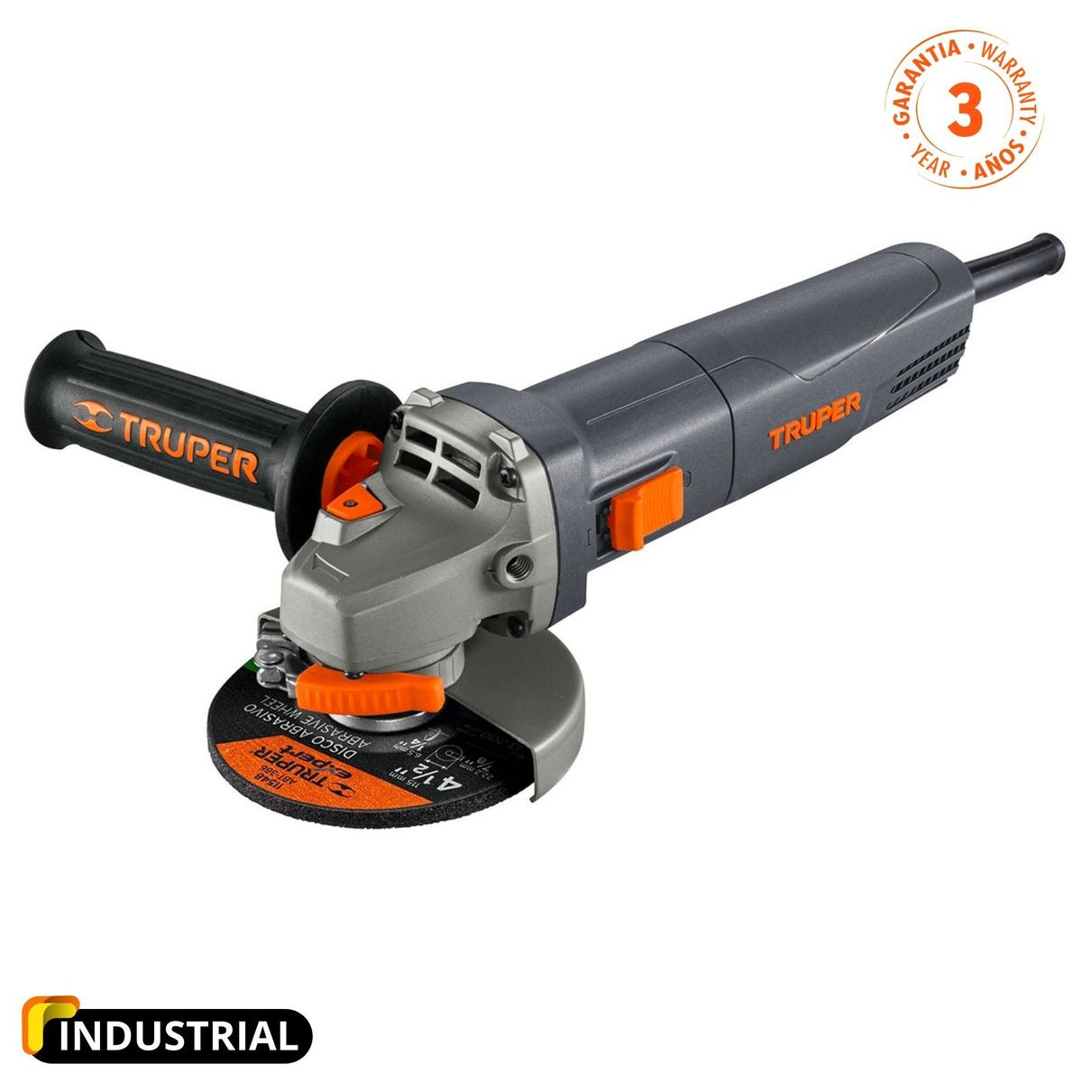 TRUPER - Amoladora industrial esmeriladora 4-1/2" 850 W ESMA-4580N Truper