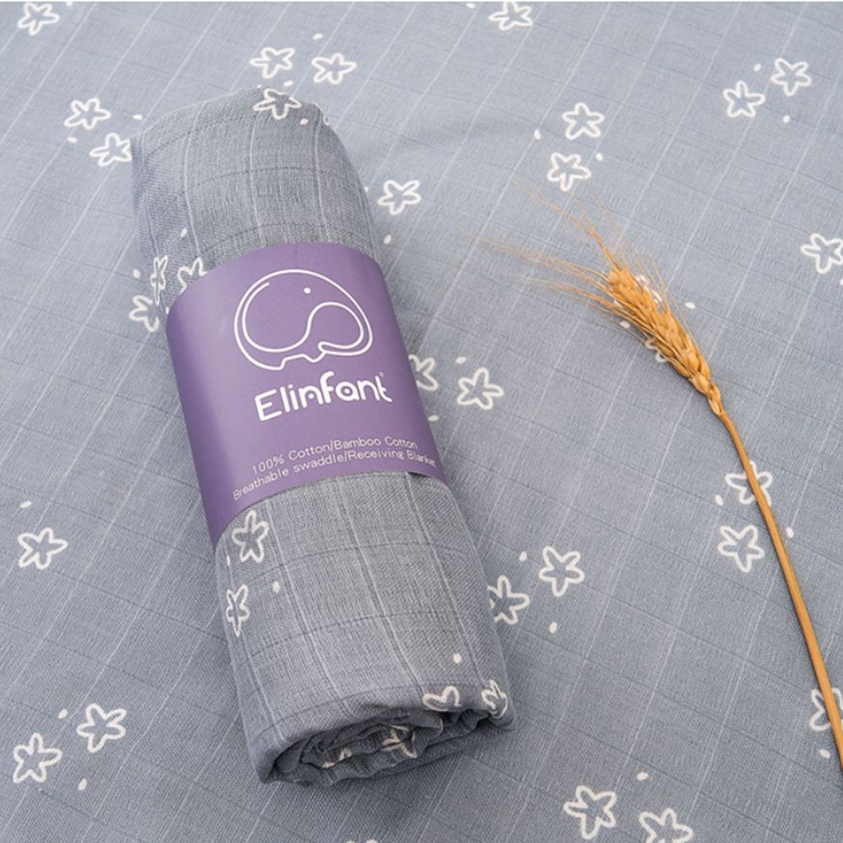 GENERICO - Manta de Muselina Suave para Bebé Bambú y Algodón