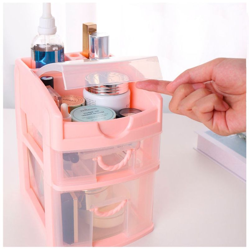 MINARI - Estante Organizador Multiuso 2 Cajones Baño Maquillaje Tocador R 703L