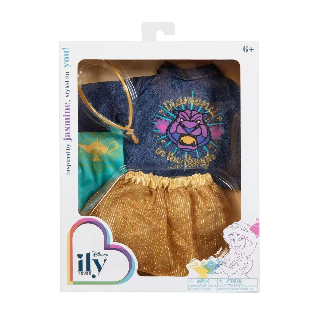 JAKKS PACIFIC - Fashion Pack para Muñecas Disney Ily Inspirado en Jasmine