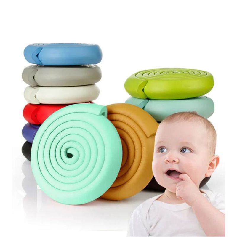 INSPIRA - Protector antigolpes para bordes y esquina para Bebé Verde Agua