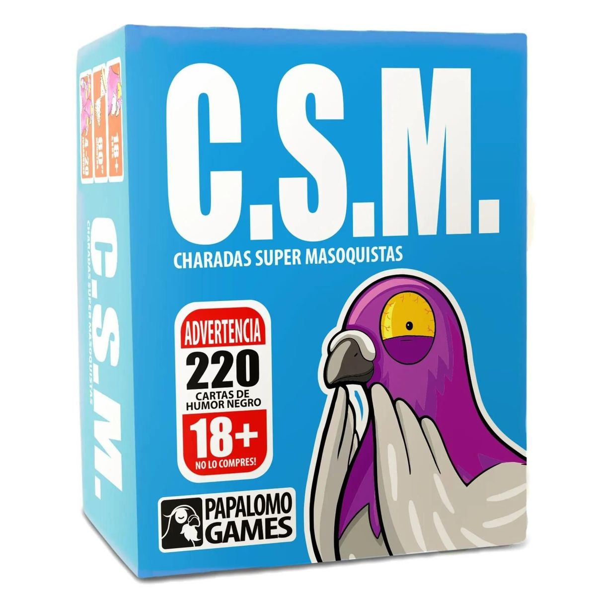 PAPALOMO GAMES - Juegos de Mesa CSM Charadas Super Masoquistas