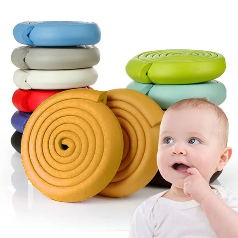 INSPIRA - Protector Antigolpes para Bordes y Esquina para Bebé Dorado
