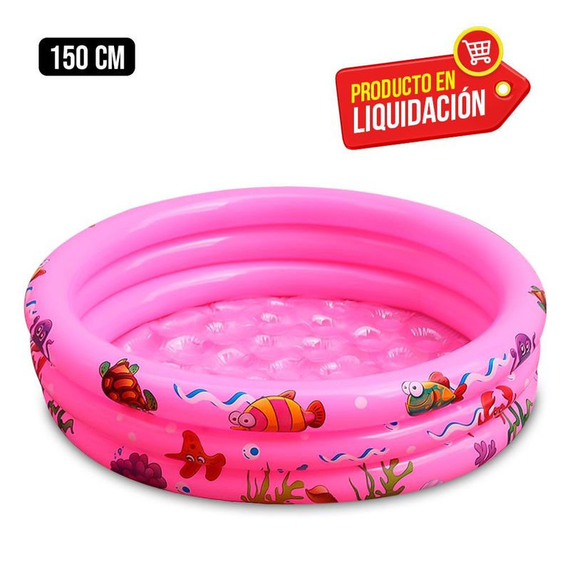 CC GROUP - Piscina Niños Baby Amusement Pool 150cm - Rosa