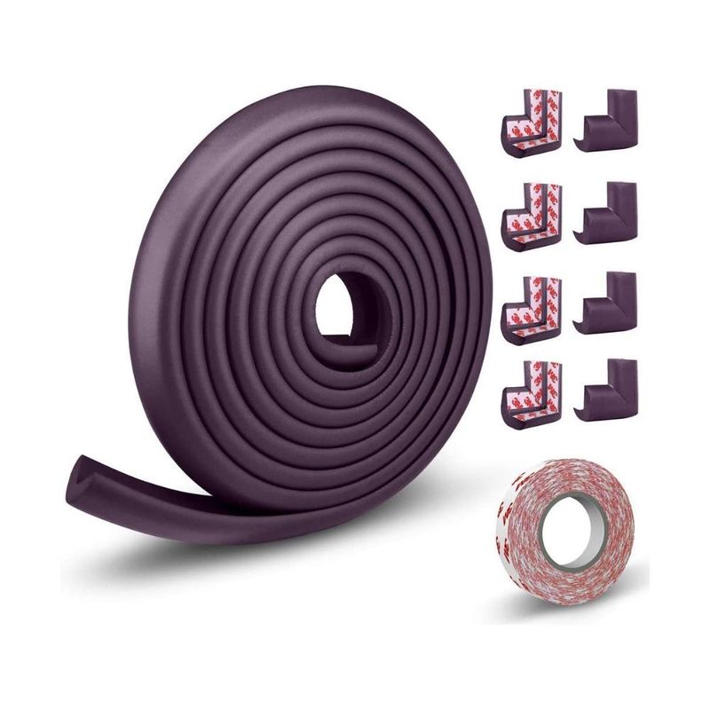 INSPIRA - Protector Antigolpes para Bordes y Esquina para Bebé Morado