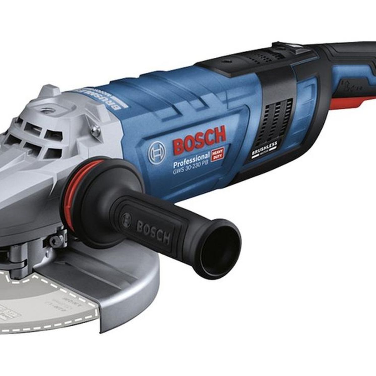 BOSCH - Esmeril Angular 9 2800W Brushless CC Bosch GWS 30-230 PB