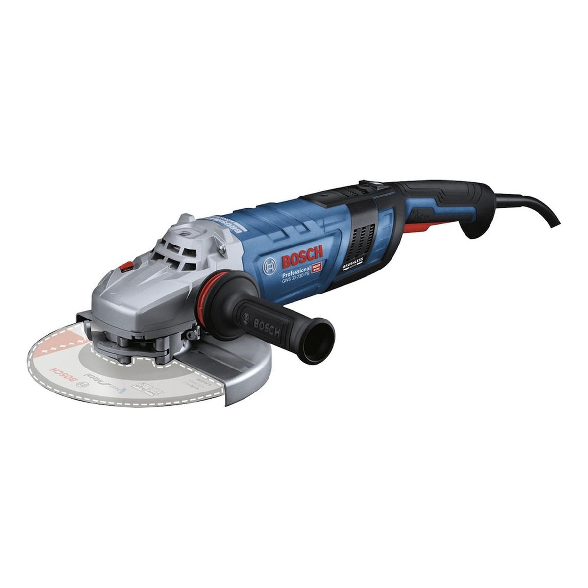 BOSCH - Esmeril Angular 9 2800W Brushless CC Bosch GWS 30-230 PB