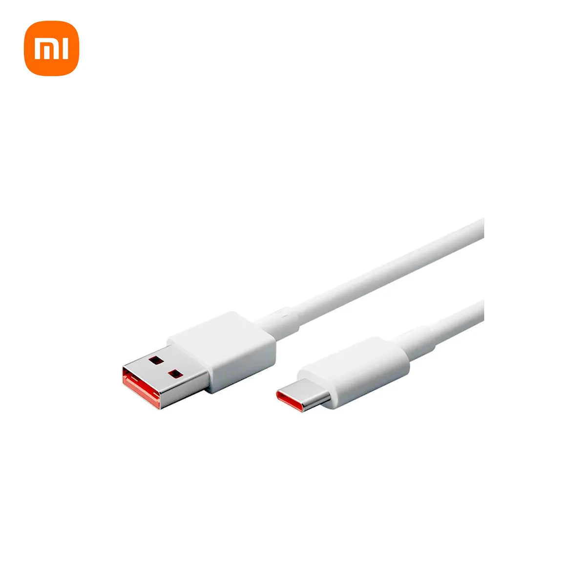 XIAOMI - Cable de carga Xiaomi 6A Blanco Type-A To Type-C