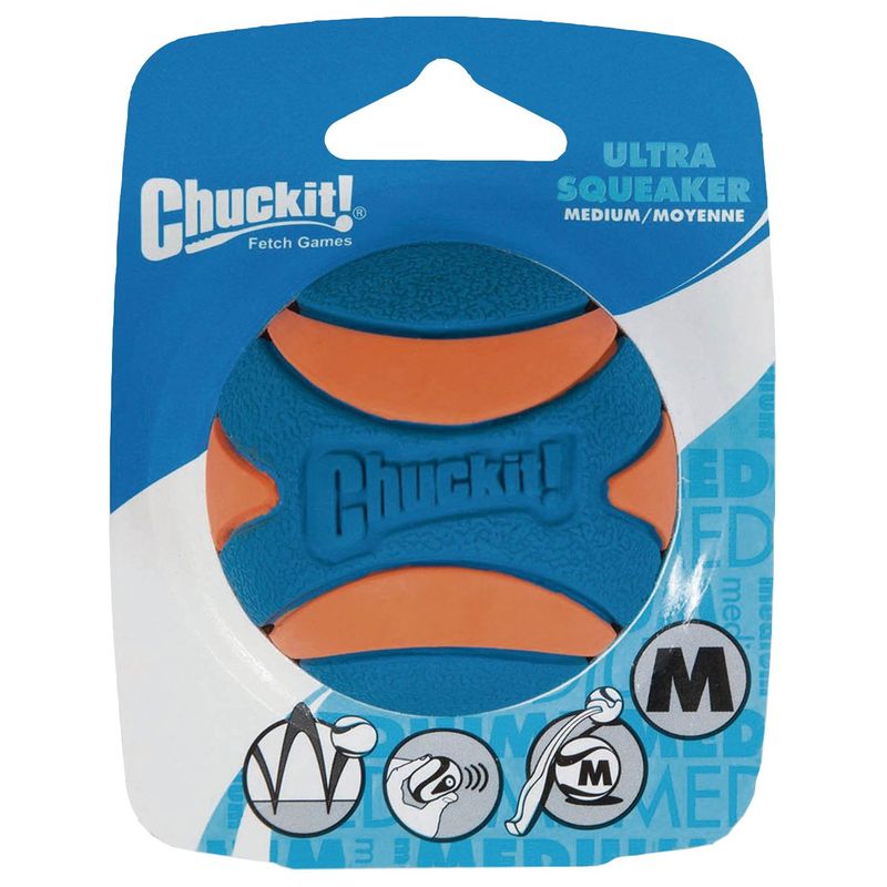 CHUCKIT - Chuckit Juguete Ultra Squeaker Ball Medium 1-Pack