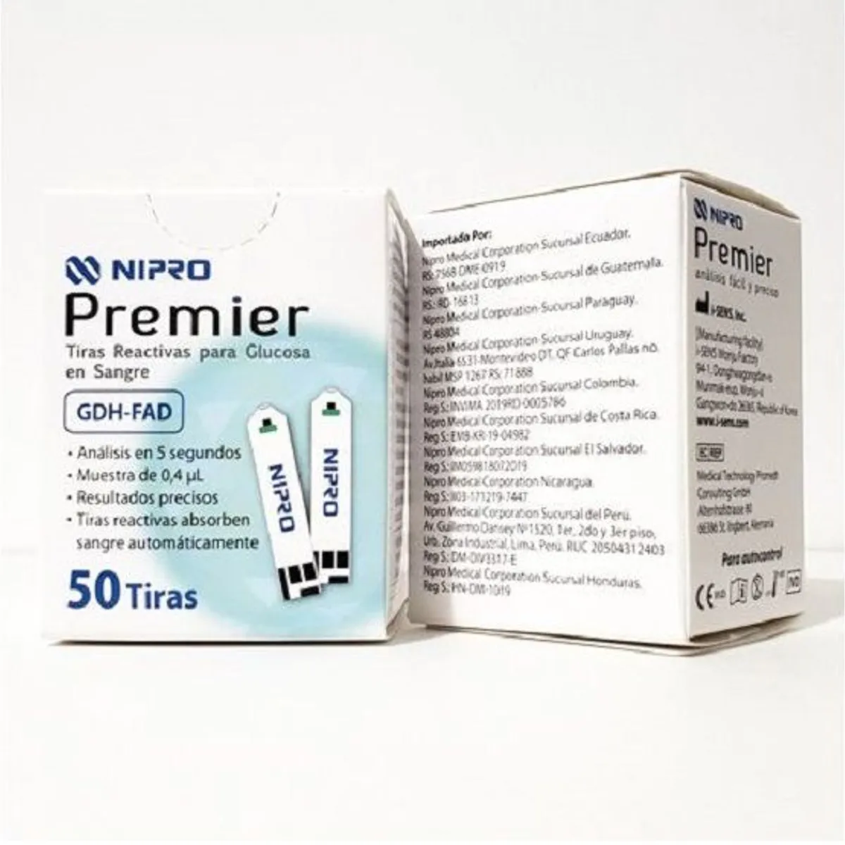 NIPRO - Tiras Reactivas NIPRO PREMIER
