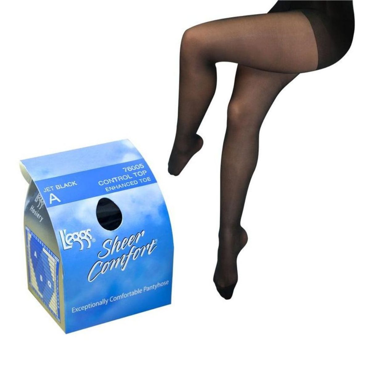 LEGGS - Leggs Pantis Finas De Control Sheer Comfort Negro