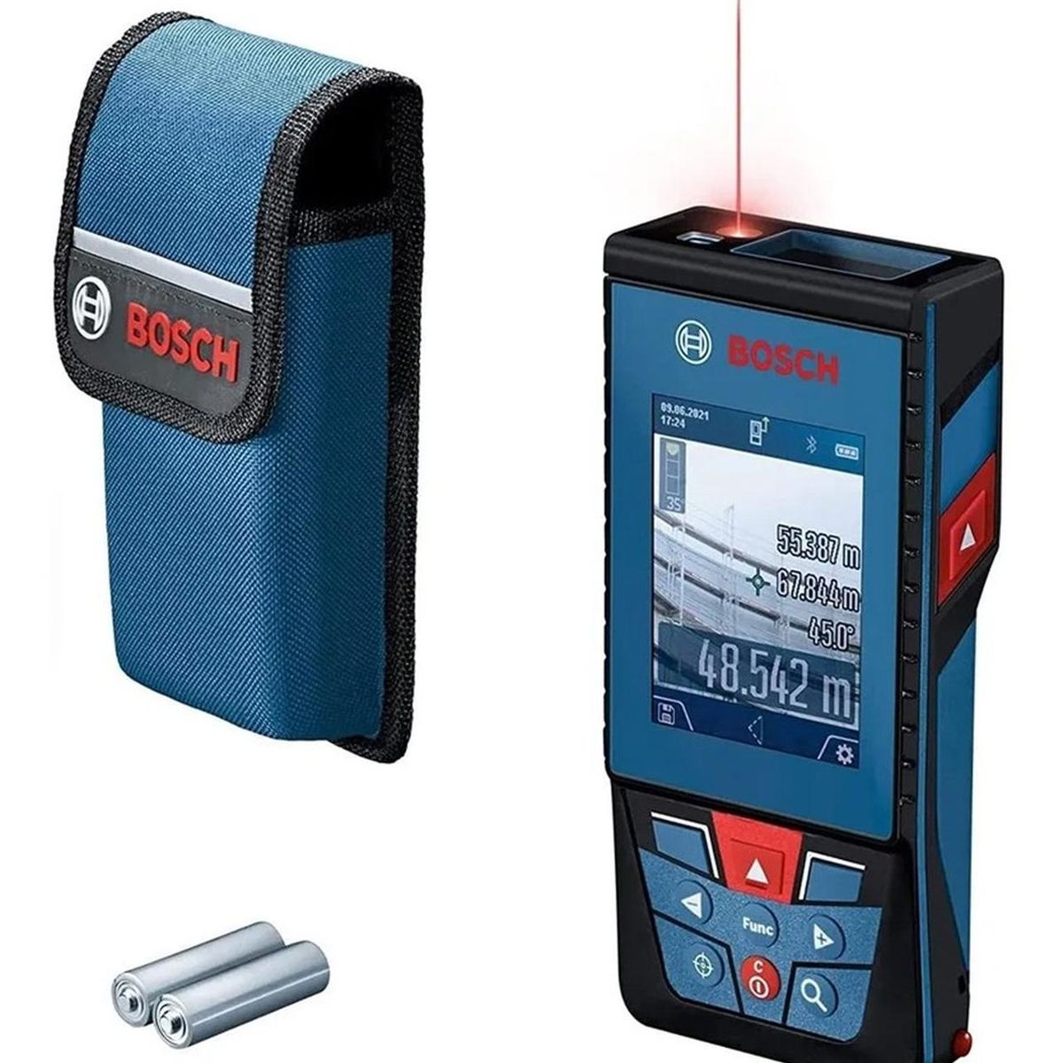 BOSCH - Medidor de Distancia Láser 100 metros con Bluetooth Bosch GLM 100-25 C