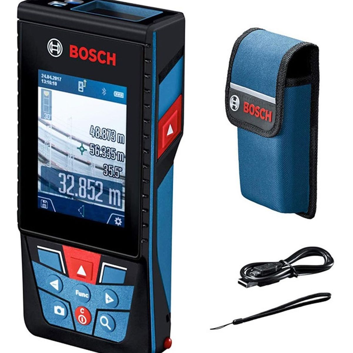 BOSCH - Medidor de Distancia Láser 150 metros con Bluetooth Bosch GLM 150-27 C