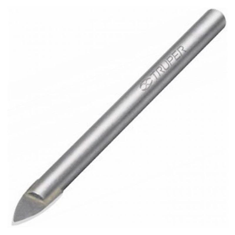 TRUPER - Broca Para Vidrio y Ceramicos Truper 1/4" 11702 - Gris