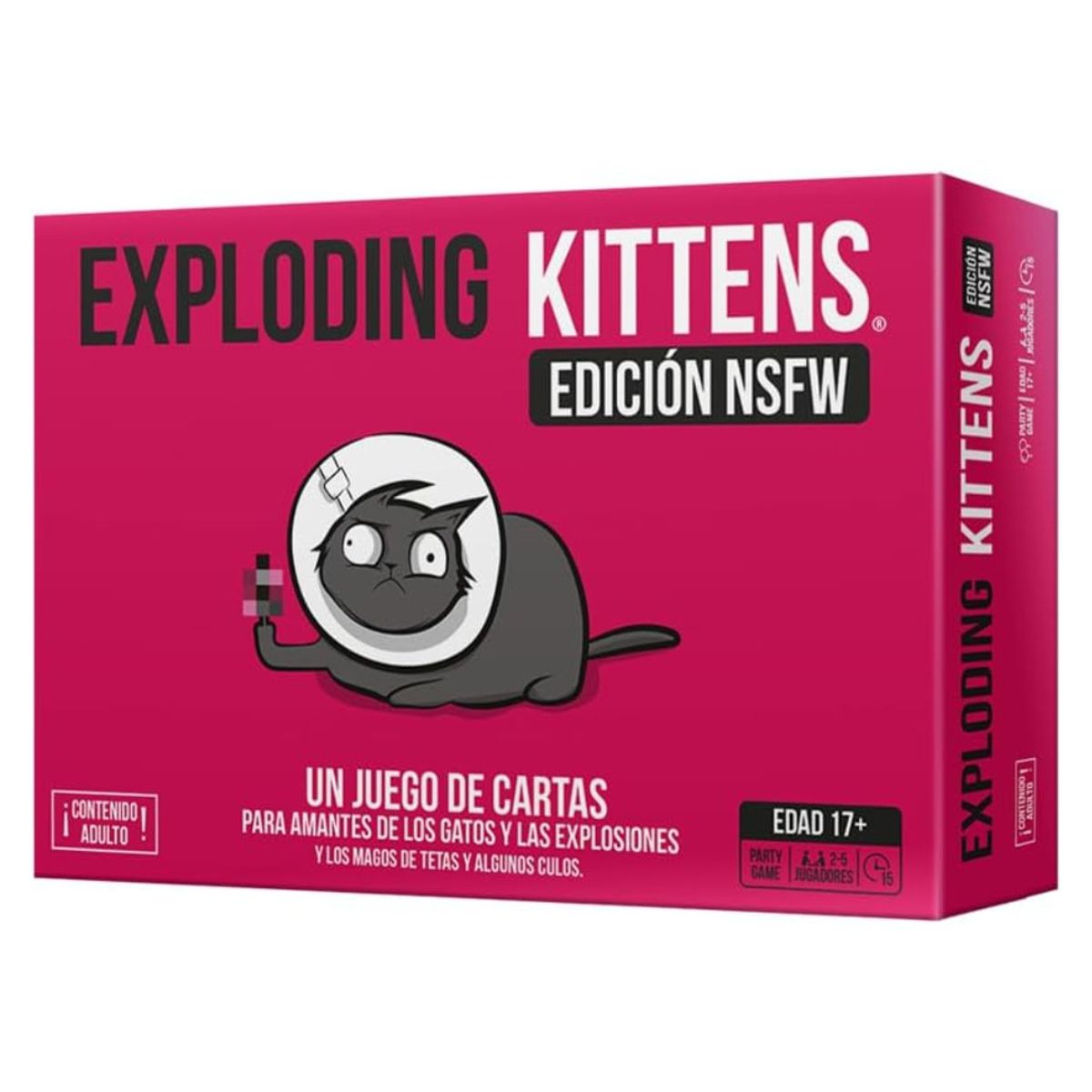 ASMODEE - Juegos de Mesa Exploding Kittens NSFW