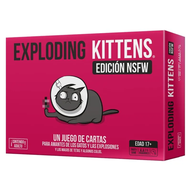 ASMODEE - Juegos de Mesa Exploding Kittens NSFW