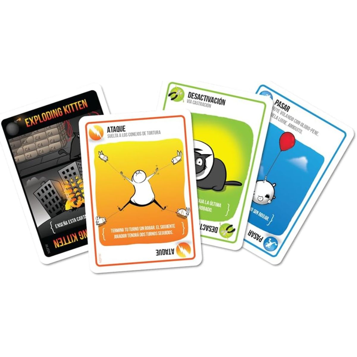 ASMODEE - Juegos de Mesa Exploding Kittens NSFW