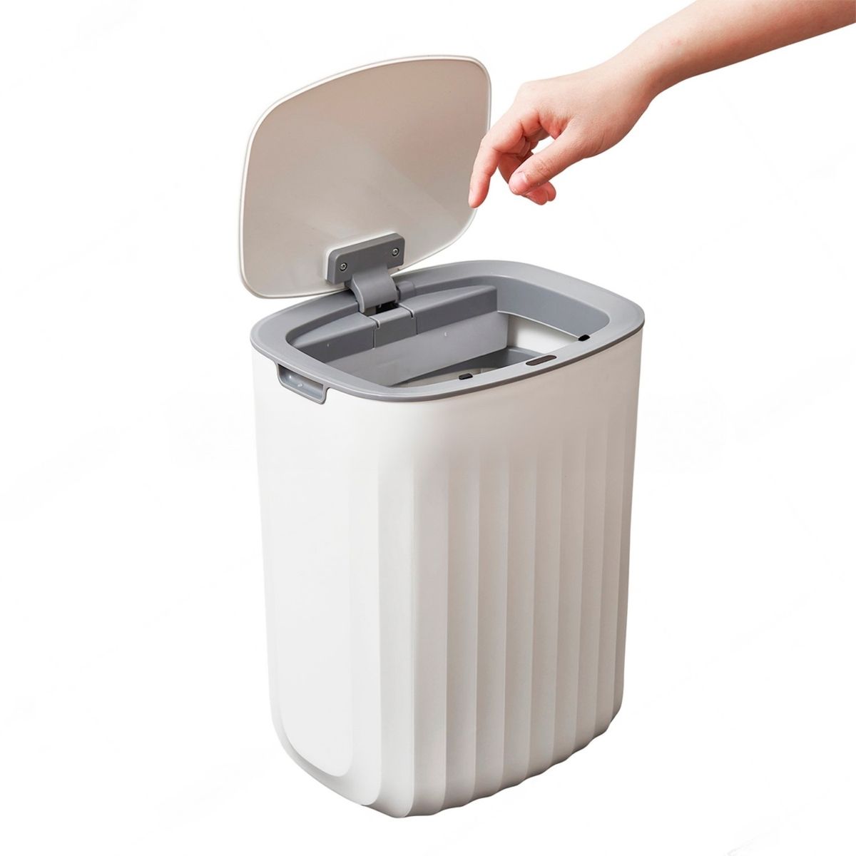 KOTIINI - Basurero sensor ABS Kotiini 12L blanco