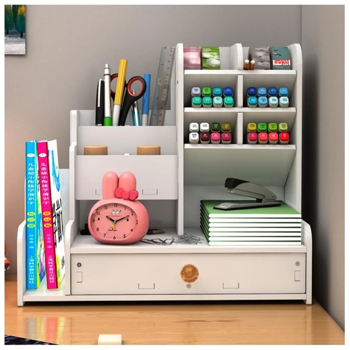 MINARI - Organizador de Escritorio Oficina y Papelería Estante 84L