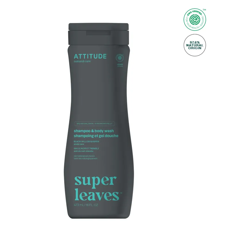 ATTITUDE - Attitude Shampoo Natural y Gel de baño Anti caspa