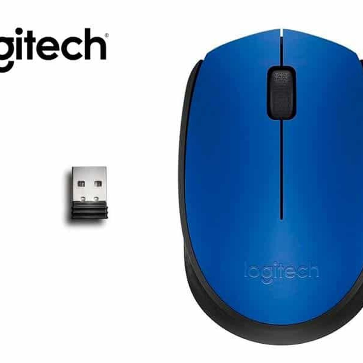 LOGITECH - Mouse Logitech M170 Azul Wireless Inalambrico Laptop
