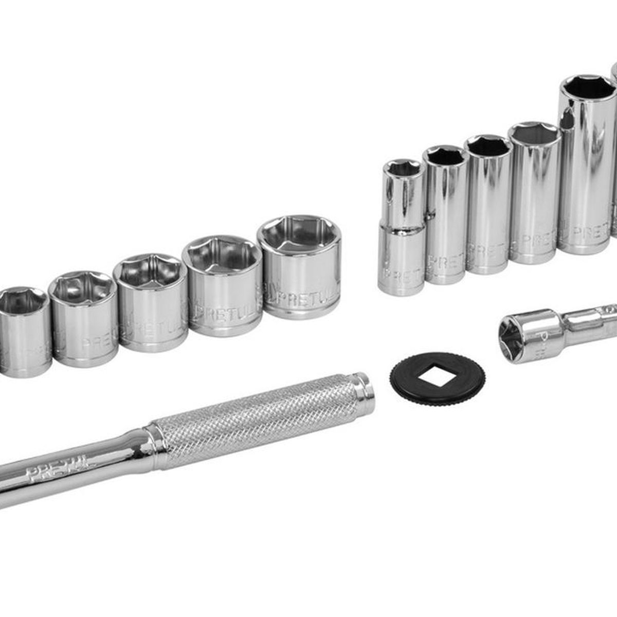 PRETUL - Juego de 21 herramientas 3/8" mm Pretul