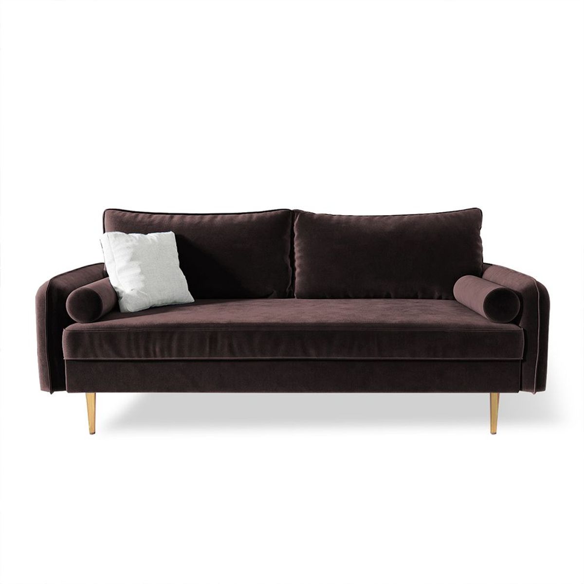 HOME PREMIUM - Sofa Finland 3 Cuerpos  Chocolate.