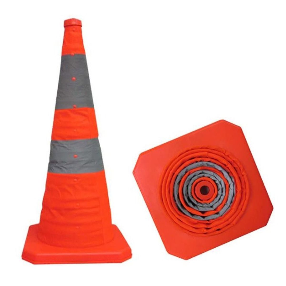 GENERICO - Conos de Seguridad de 70cm Plegable para Auto