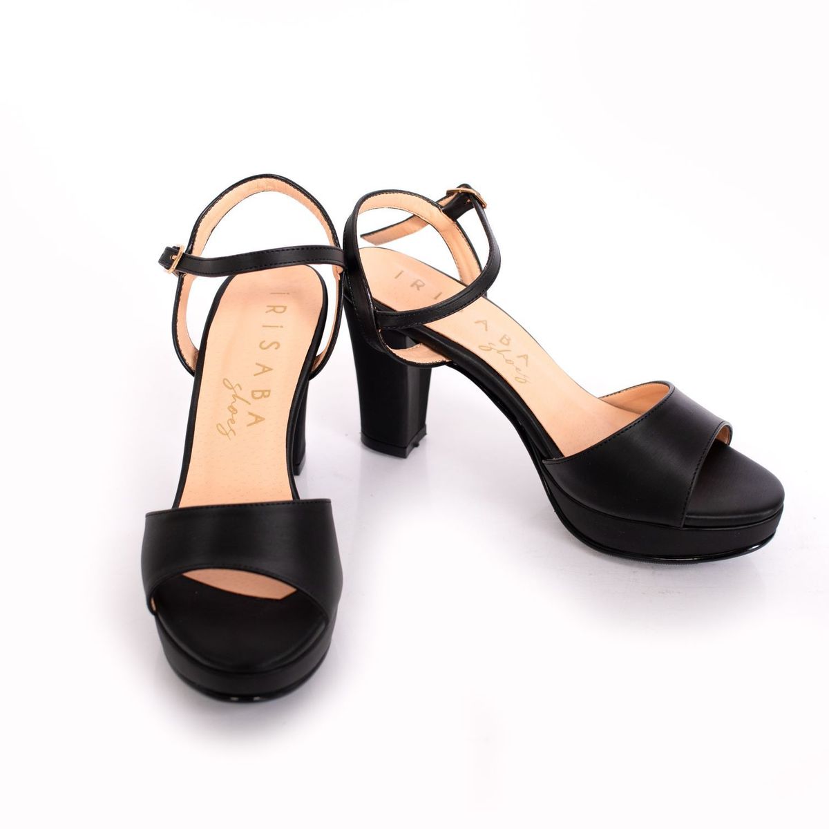 IRISABA - SANDALIAS PLATAFORMA IRISABA PARA MUJER GALA NEGRO_.