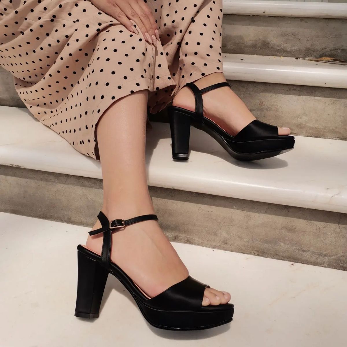 IRISABA - SANDALIAS PLATAFORMA IRISABA PARA MUJER GALA NEGRO_.