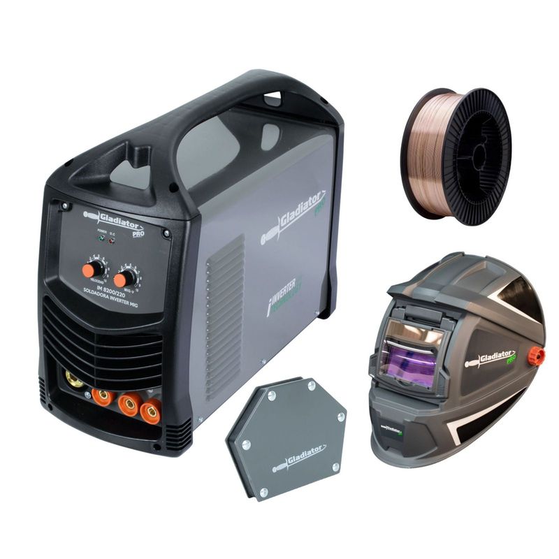 GLADIATOR - SOLDADORA  ALAMBRE  ESCUADRA  MASCARA