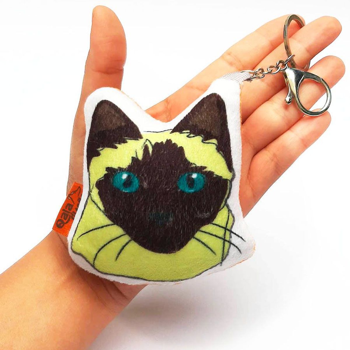 QALA DISEÑO - Llavero hecho a mano - Qala Diseño - Gato Siamés