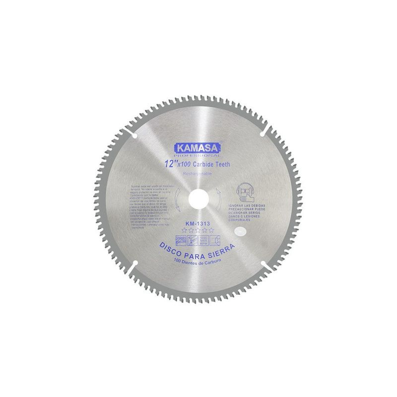 KAMASA - DISCO PARA SIERRA 12 " X 100 T X 1 " KAMASA