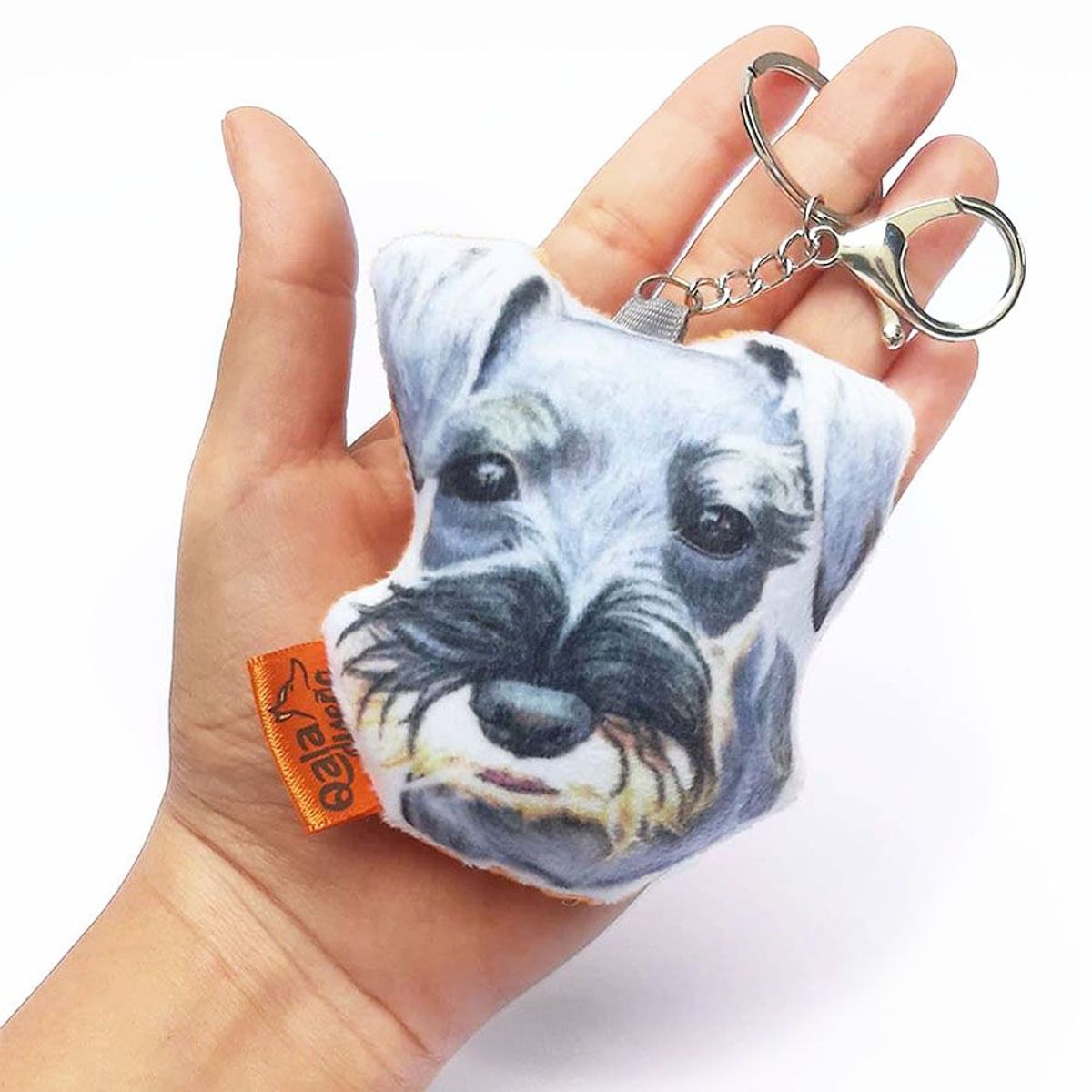 QALA DISEÑO - Llavero hecho a mano - Qala Diseño - Perro Schnauzer