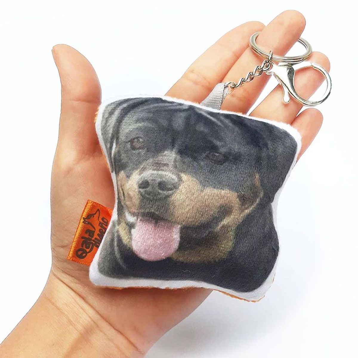 QALA DISEÑO - Llavero hecho a mano - Qala Diseño - Perro Rottweiler