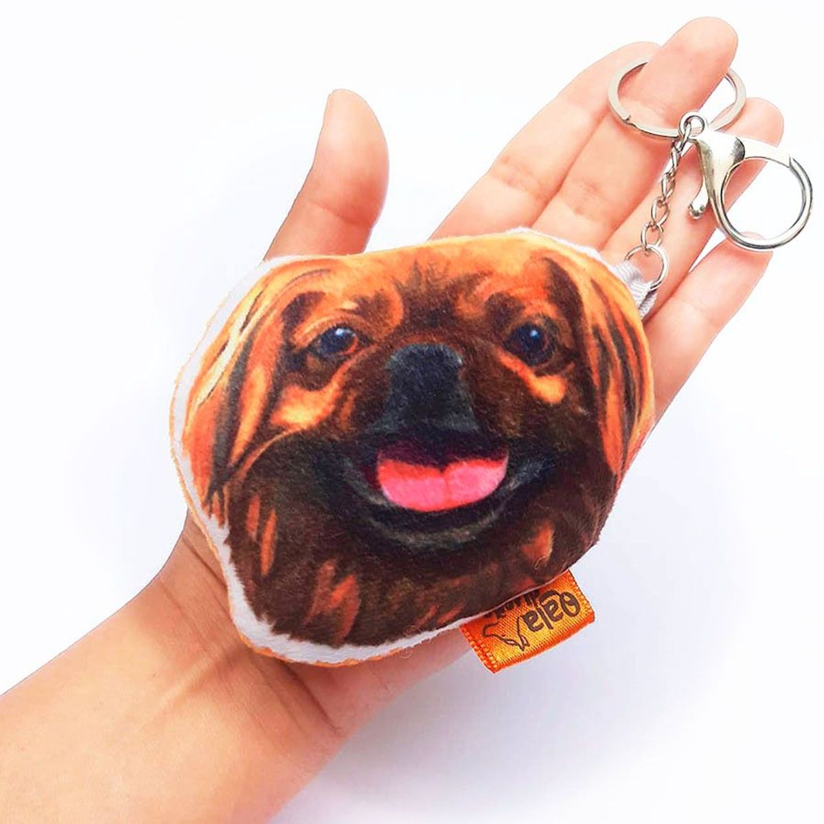 QALA DISEÑO - Llavero hecho a mano - Qala Diseño - Perro Pekinés