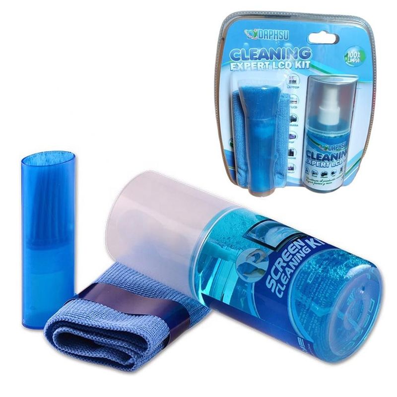 GENERICO - Kit de Limpieza Para Pantallas Tv Laptop Móviles Fco 200ml 3 en 1 DT