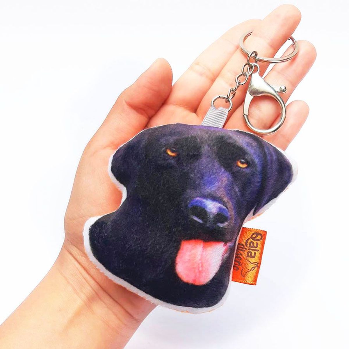 QALA DISEÑO - Llavero hecho a mano - Qala Diseño - Perro Labrador Negro
